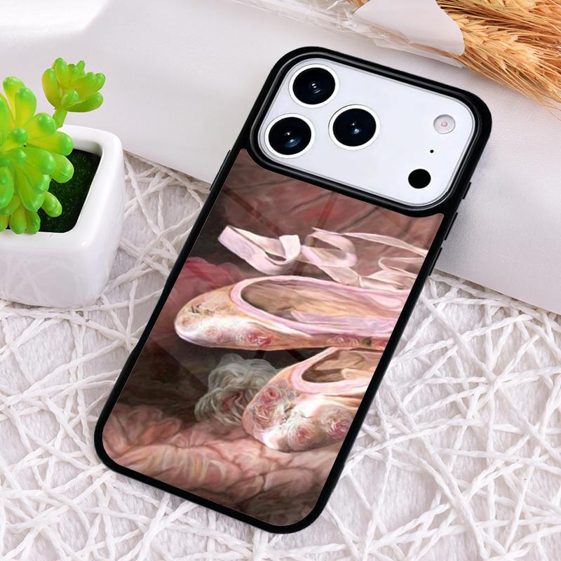 Ballet Shoe Phone Case for iPhone 17 Air 16 15 11 12 14 13 Pro Max Shockproof Cover