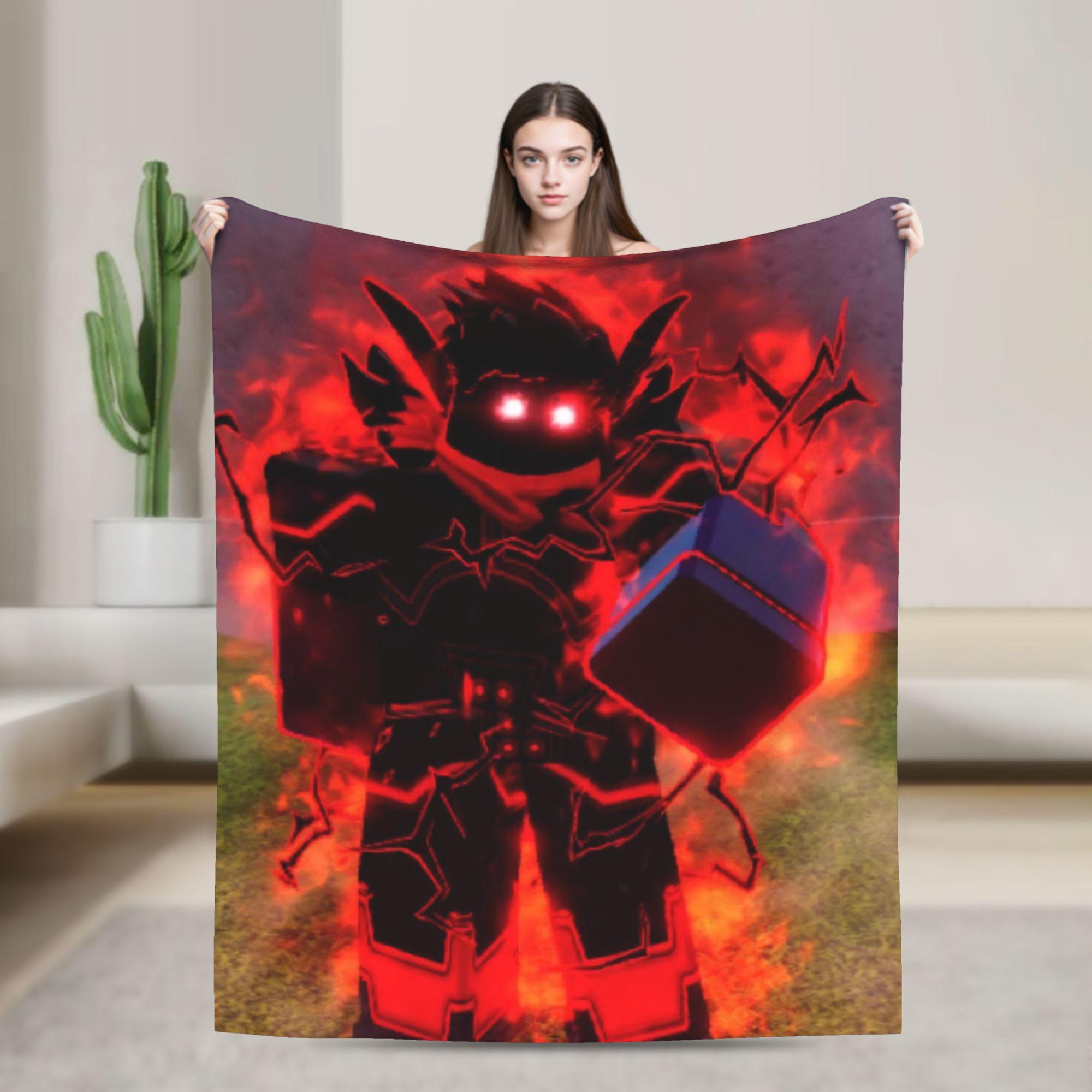 B-Blox Kitsune Fruits Blanket  Travel Office Flannel Throw Blanket For Couch Chair Sofa Bed Warm Custom Quality Bedspread 30x40in