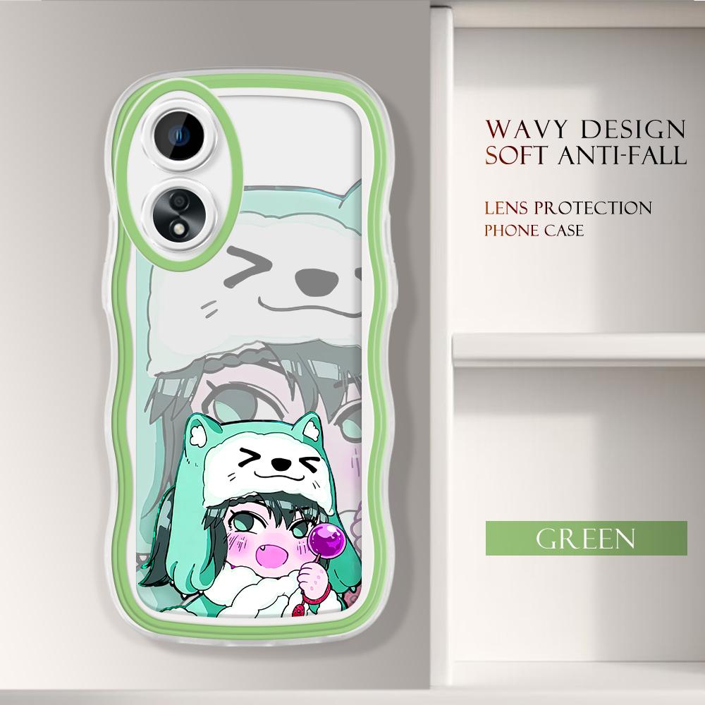 

Модный мягкий волнистый чехол для телефона с мультяшным узором, защита камеры, противоударный чехол для мобильного телефона OPPO Realme OnePlus Realme 6S