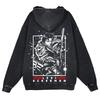 Vintage Hættetrøje til Mænd Anime Dæmon Grafisk Løs Mode Pullover Efterårstøj Afslappet Tøj Kvinder Toppe Sweatshirts