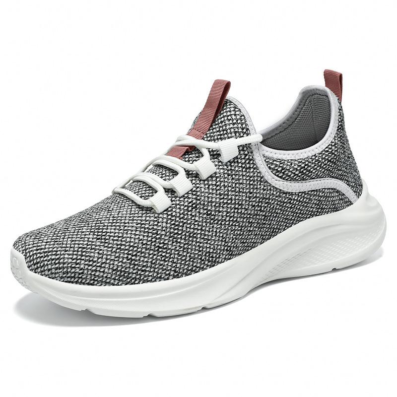 Shoes women's versatile and popular women's casual sports shoes breathable walking net shoes soft sole comfortable flying woven women's shoes