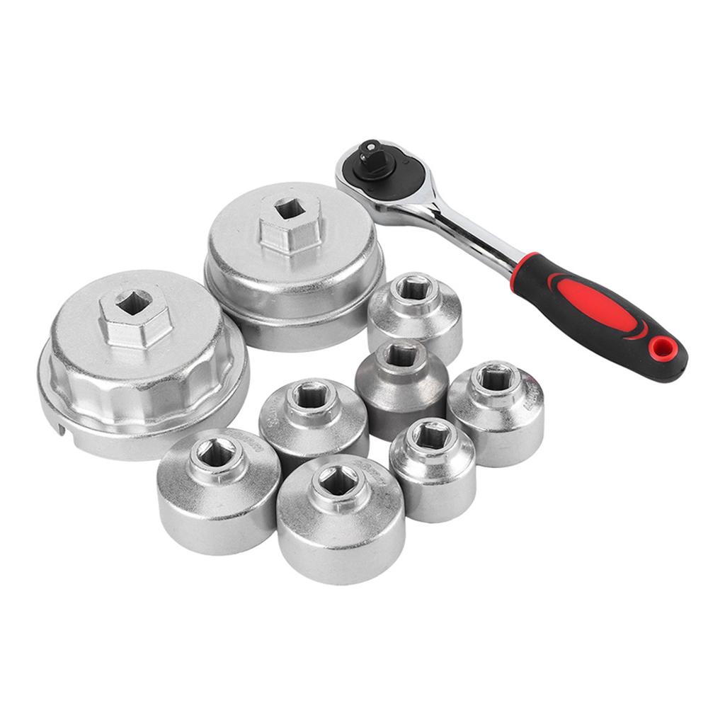 10PcsSet Universal Oil Filter Wrench Cap Socket Remover