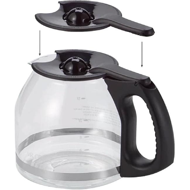 Replacement Coffee Pot Lid for Mr. Coffee Oster, Durable 12 Cup Coffee Pot Cover Carafe Top Replacement Accessories Parts for BVMC-CHX21 BVMC-CHX23