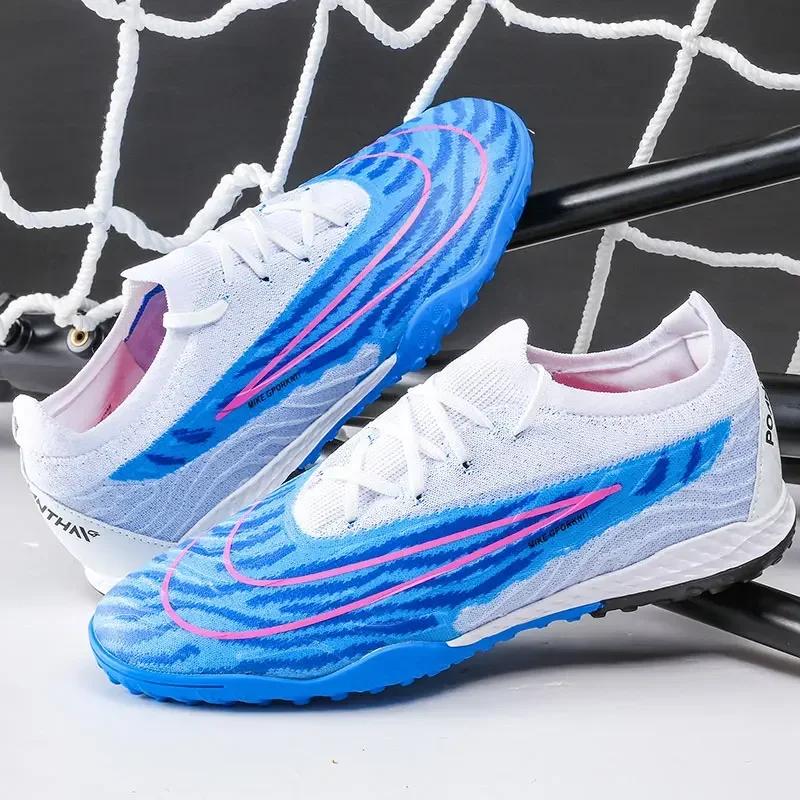 

Men Football Boots Outdoor Training Sport Soccer Shoes Breathable Adult Kids TF/FG Cleats Grass Drop Shipping Match Sneakers 35