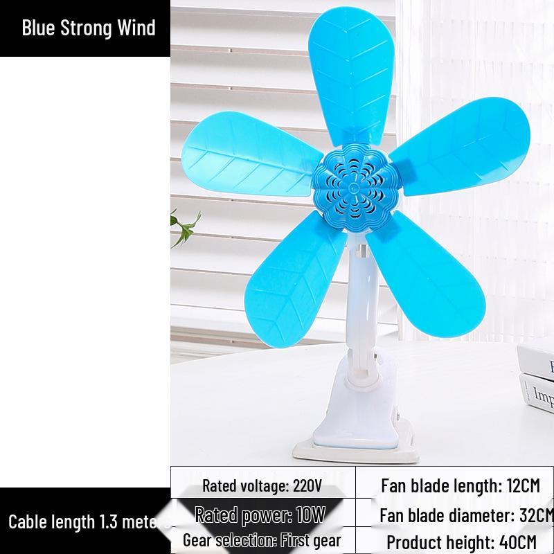 Compact Silent Clip Fan for Dorm and Bedroom