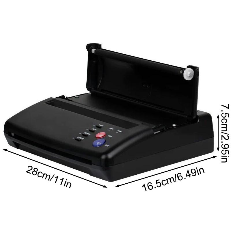 Tattoo Transfer Machine Professional Tattoo Equipment Thermal Photocopier Tattoo Template 10 Sheets Of Tattoo Paper Provided