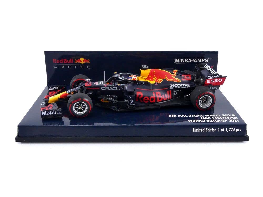 

Minichamps Red Bull Racing Honda RB16B 2021 F1 Dutch GP Winner Verstappen 1/43 M.