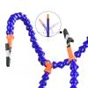 Plastic Soldering Helping Hand Tool Black/Blue Soldering Stand Flexible Arm Soldering Tool