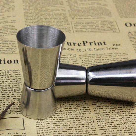 15/30ml Stainless Steel Cocktail Jigger Double Shot Measuring Cup Kitchen Tool