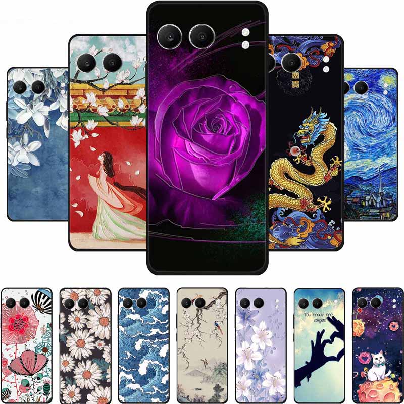 Θήκη 3D Ανάγλυφη Για Κινητό OnePlus Nord 4 Θήκη Τηλεφώνου Ανάγλυφα Λουλούδια Σιλικόνη Μαλακό Πίσω Κάλυμμα Για OnePlus Nord 4 Θήκη Nord4 Funda Coque