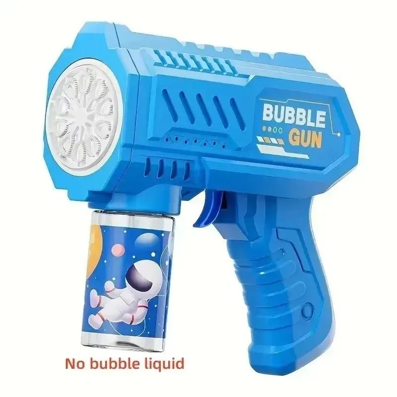 

Space Astronauts Fully Automatic Bubble Gun Rocket Bubbles Machine Automatic Blower with Bubble Liquid Toy for Kids Bubble Gift