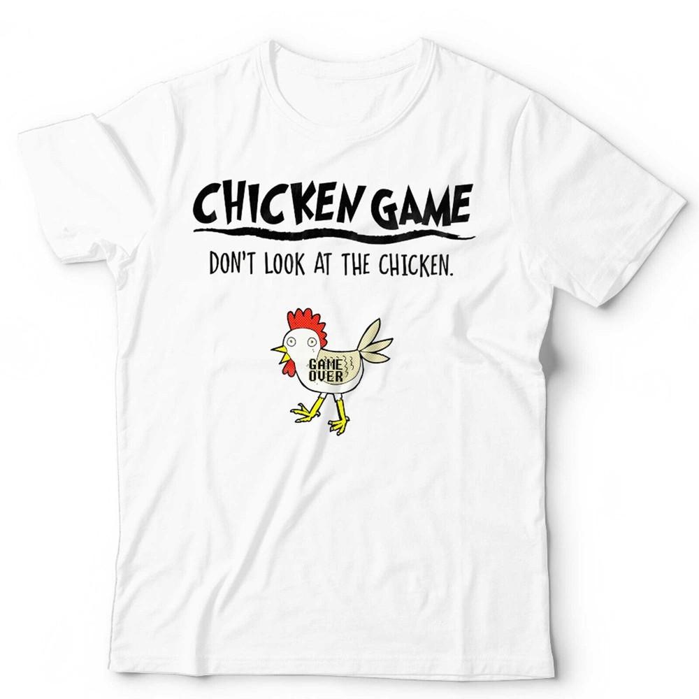 Chicken Game Tshirt Unisex Kids Funny Dont Look At The Chicken Sarcastic Retro