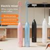 Elektriskais maisītājs piena putotājs rokas nerūsējošā tērauda mikseris zema trokšņa uzlādējams elektrisks kafijas sadzīves olu putotājs