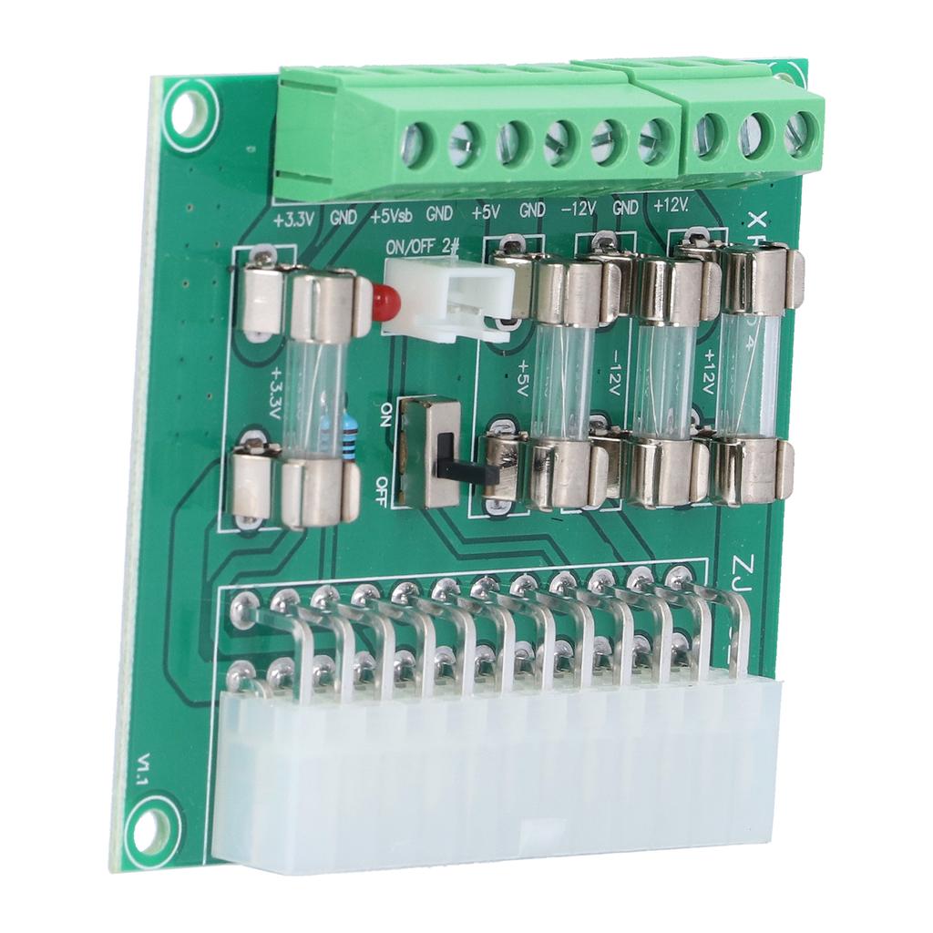 ATX Power Board Computer Chassis Transfer   Wiring Module with 20Pin 24Pin Input Interface