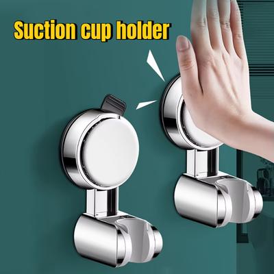 Shower Head Holders Bath Shower Holder Setting Suction Cup Handheld Shower Head Holder Wall Mounted Supports Relocatable