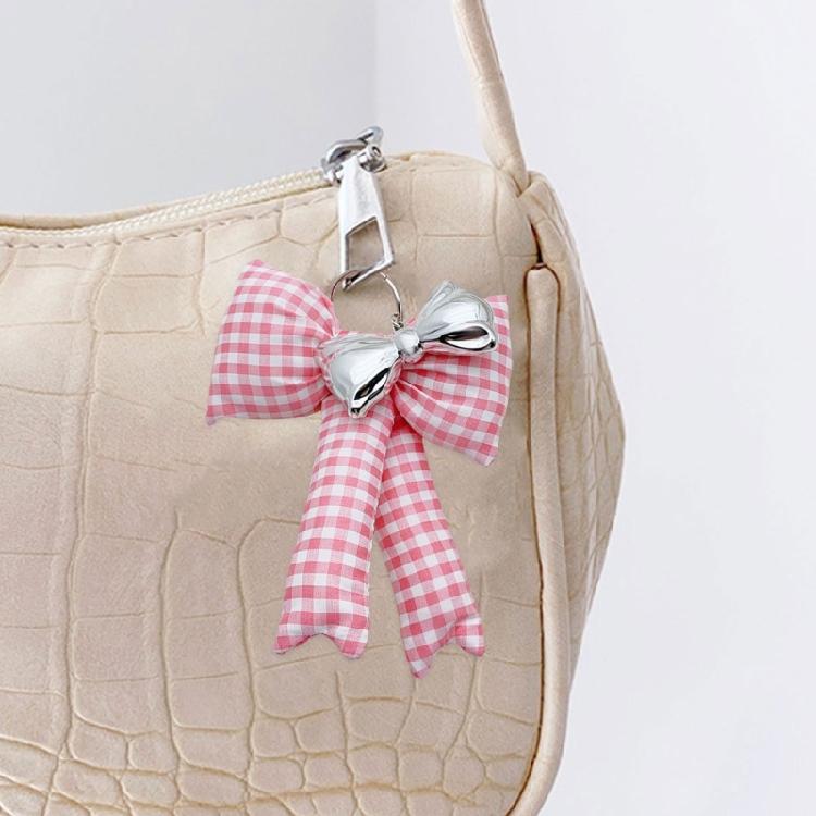 Fashion Bowknot Phone Charm Keyring Handmade Keychain Stylish Bag Pendant Backpack Purse Decors Perfect for Parties