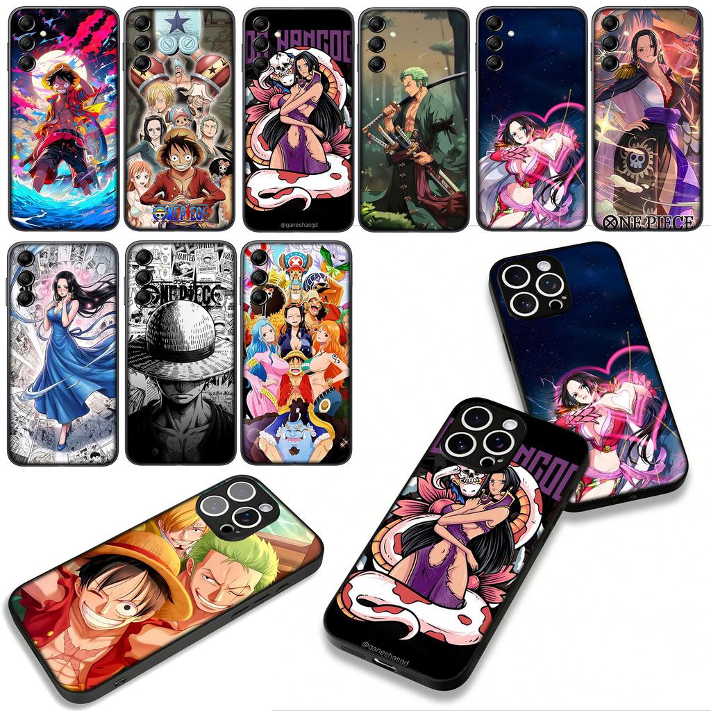 Cover for Apple iPhone 17 16 11 Pro XS Max XR 6 7 8 Plus 16E SE 2020 Air 5 SE2 Phone Case Boa Luffy Zoro One Hancock Pieces