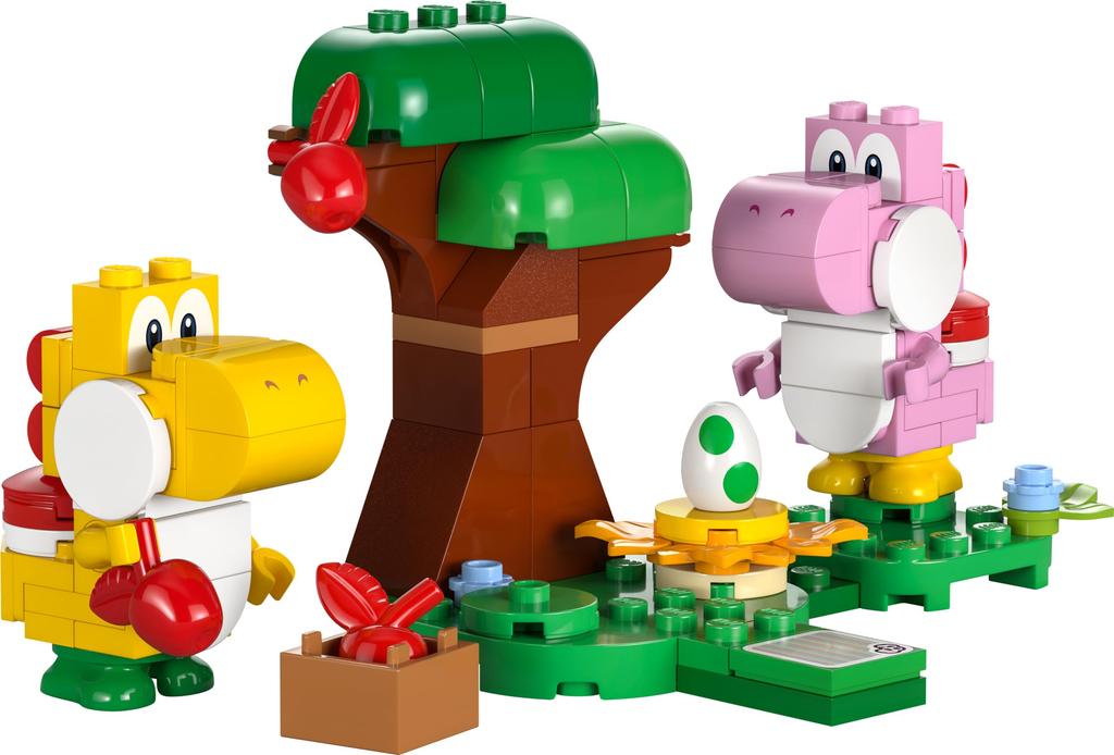 LEGO Super Mario In the Forest Yoshi and Egg Toy Present Birthday Block Educational Christmas Children 6 Years Mario Goods Game 71428
