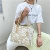 Summer popular straw lace bag women's new fashion trendy foreign style single shoulder large capacity woven sand A
