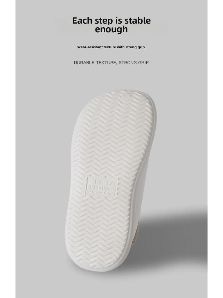 2024 Velvet-Lined Cotton Slippers: Waterproof, Warm, Couples' Design for Men & Women - Perfect for Autumn/Winter