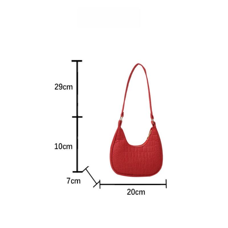 1Pcs Casual Solid Color Handbag For Daily Travel Women'S Stone Pattern Underarm Shoulder Tote Bag With Felt Material