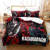 Kagurabachi Manga 3D Bedding Set Duvet Cover + 2 Pillowcases Polyester Bed Linen Multiple Sizes For Fans Bedroom Home Decor Gift