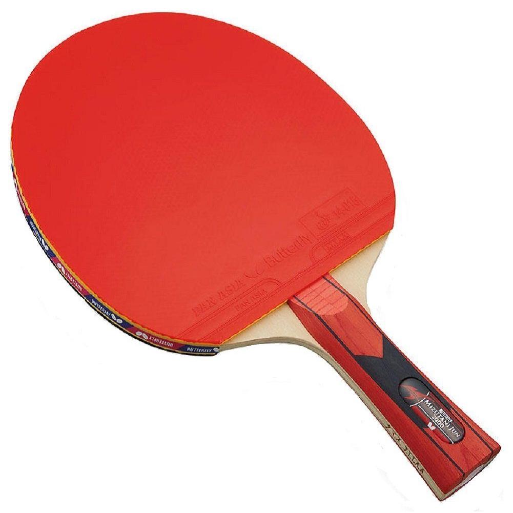 Used Table Tennis Butterfly Racket J.T.T.A. (Japan Table Tennis Association) Officially Approved Rubber Paste