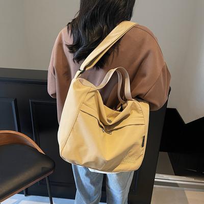 2025 New Canvas Bag Casual Tote Bag Fashion Simple Shoulder Messenger Bag Travel Bag Work Large Capacity Bag