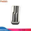 Pedale de mașină din oțel inoxidabil Accelerator Capac pedală de frână pe gaz pentru Ford New Mondeo Edge 2015 - 2017 AT Interior