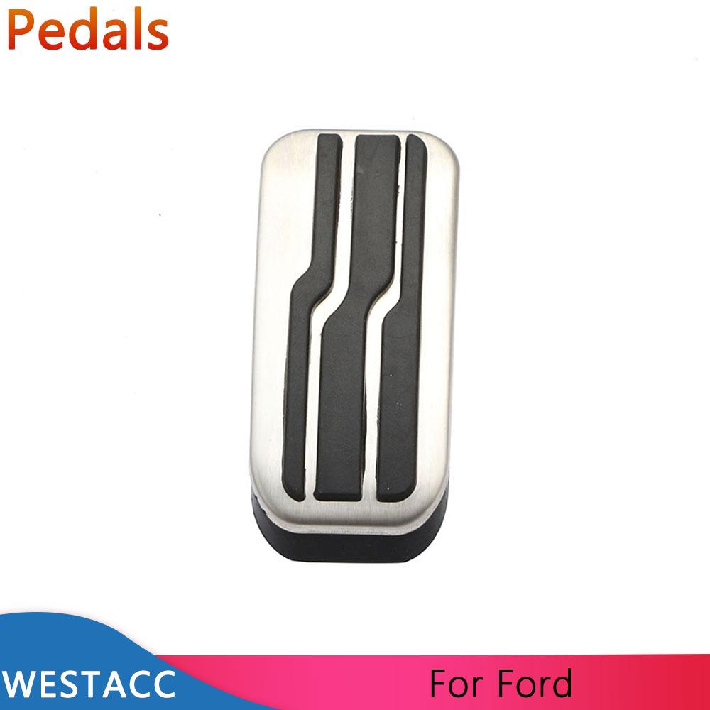 Pedale de mașină din oțel inoxidabil Accelerator Capac pedală de frână pe gaz pentru Ford New Mondeo Edge 2015 - 2017 AT Interior