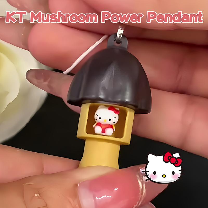 1 OR 10 PIECES Sanrio Hello Kitty Key Rings Chocolate Mushroom Hellokitty Japanese Charms Y2K Phone Chain Decoration Pendant Girls Present