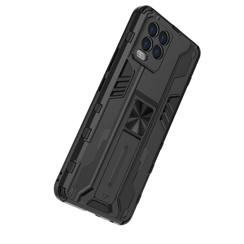 Dla Realmi 8 Pro Case Armor Bumper Wstrząsoodporne etui na telefon dla Realme8 Realme 8 Pro 2021 RMX3081 6.4'' Magnetyczny uchwyt tylna pokrywa