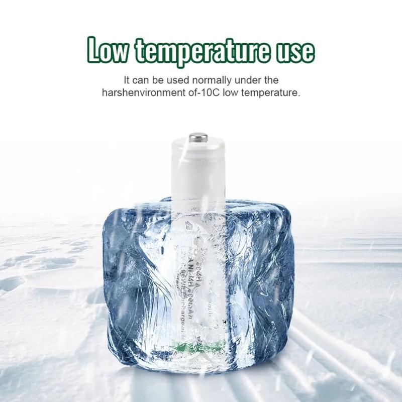 3A NiMH Rechargeable Batteries 1.2V 800mAh 1000 Cycles With Storage Case Low SelfDischarge