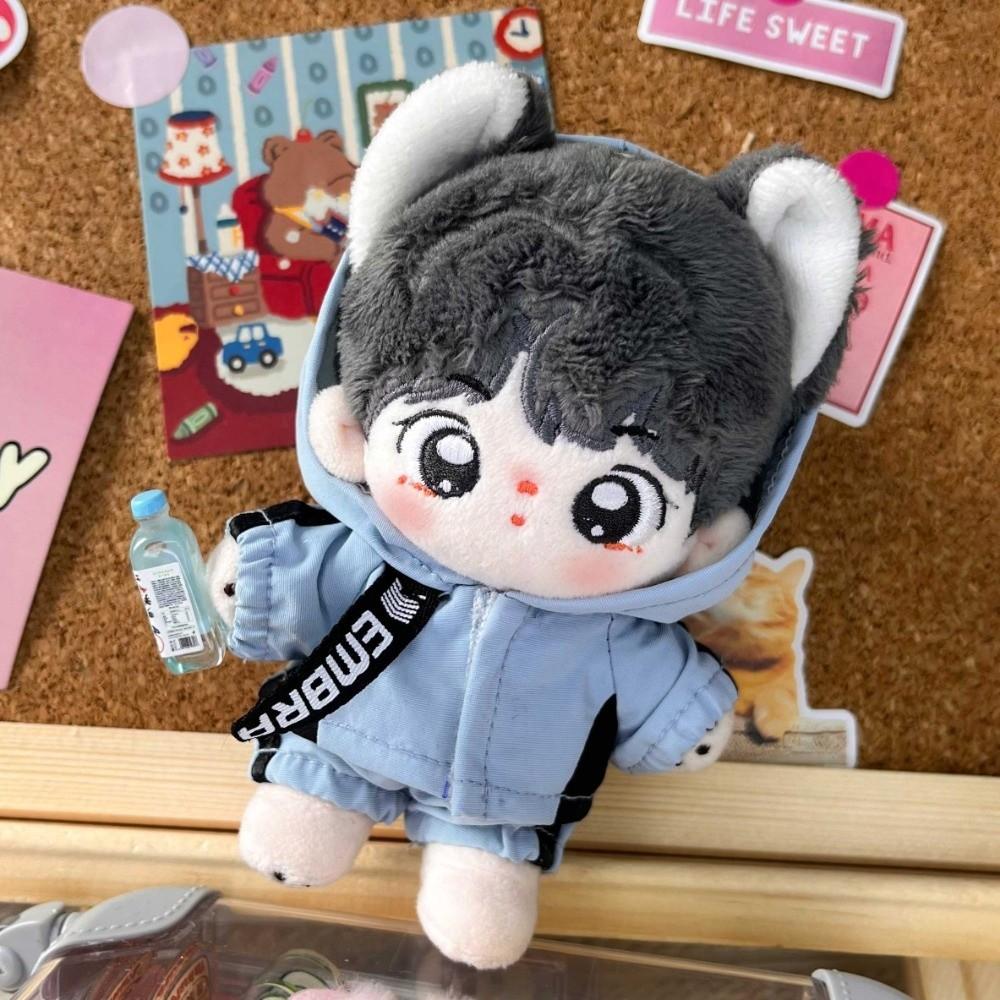 Dress Up Idol Doll Clothes Coat Plush Doll Clothes 20cm Cotton Doll Clothes  Doll Accessories