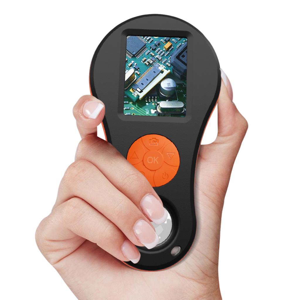 Portable Pocket Microscopes 500X Magnification Marco Microscopes 2.0 Inch IPS Color Screen Gift for Boys & Girls Ages 3-12