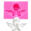 Cupid Little Angel Silicone Fondant Molds DIY Boy Cake Decorating Tools Chocolate Candy Clay Cupcake Mold Kitchen Baking Moulds