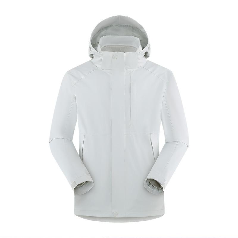 Outdoor Jacket Men's Three-in-one Removable Liner Fleece Business Casual Overalls Autumn and Winter Windproof Jacket Women