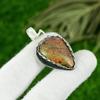 Natural Unakite Gemstone Indian Jewelry 925 Sterling Silver Pendant For Girls
