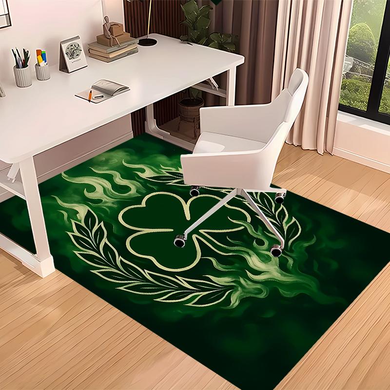 Panathinaikos FC Printed Absorbent Washable Carpet, Non-Slip Bathroom Mats, Kitchen Rugs, Yoga Mat,Living Room Entrance, Camping Picnic Rugs