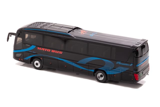 CARNEL 1/64 Scale Hato Bus Pianissimo III Sapphire (No. 511) Isuzu Gala Super High-Decker Finished Model CN640036