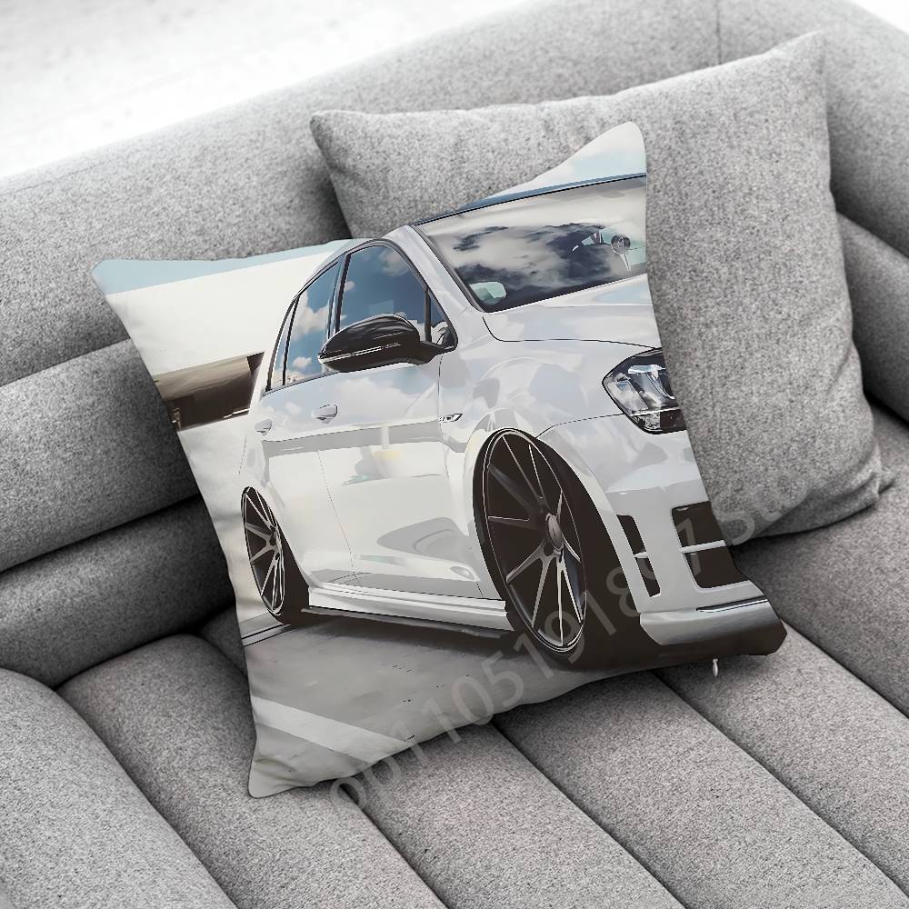G-GOLF Car G-Gti Throw Pillow Case For 50x50cm 40x40cm 55x55cm 45x45cm 30x30cm Square Bedroom Pillowcase Cover