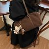 Fashion and Leisure Large-capacity Tote Bag Women's 2025 Winter New Simple Shoulder Bag Texture Foreign Underarm Bag
