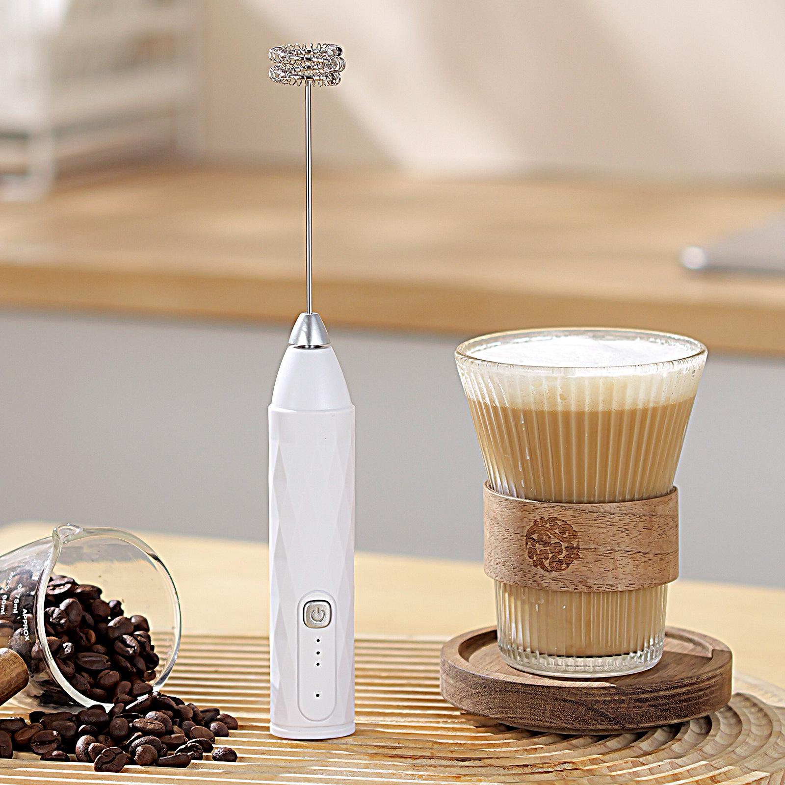 

Wireless Electric Handheld Milk Frother & Egg Beater Electric Mixer белый