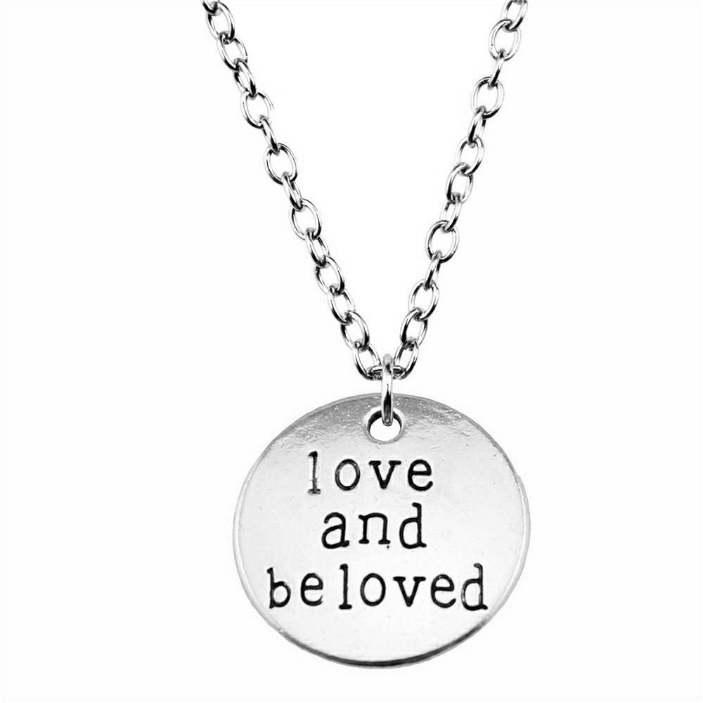 Necklace On The Neck 43cm Chain Round Tags Friendship Vintage Jewelry Supplies QN063