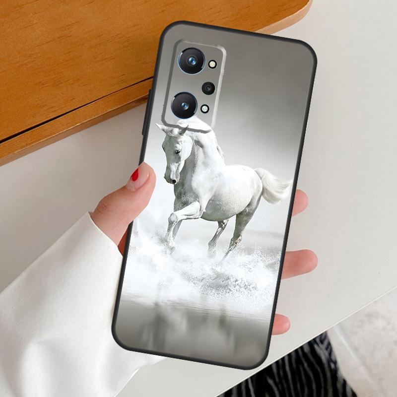 Running Horses Animal For Realme 15 Pro GT7 GT6 10 11 12 13 14 Pro Plus C67 C63 C61 C55 C51 C53 C35 C75 C65 Case