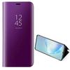 Coque Xiaomi Redmi 9, Etui à Rabat Miroir Smart Flip avec Fonction Stand Antichoc Housse Case pour Redmi 9