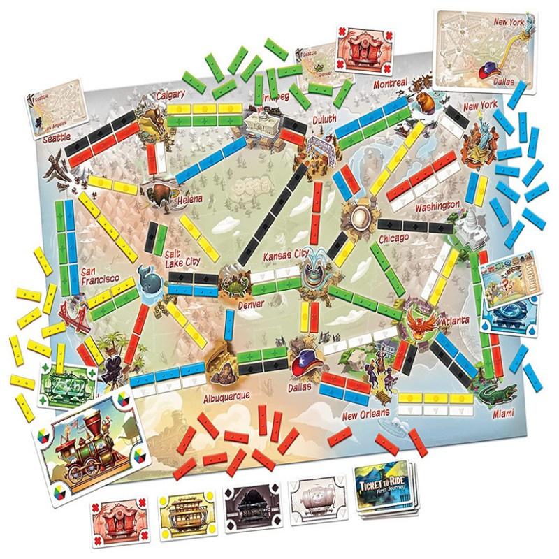 Ticket To Ride First Journey Board Game For Fun-filled Adventures