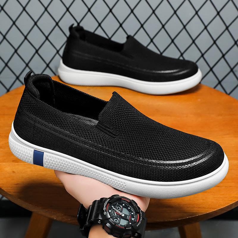 Men's Slip-On Casual Summer Sneakers, Plus Size Old Beijing Cloth Shoes