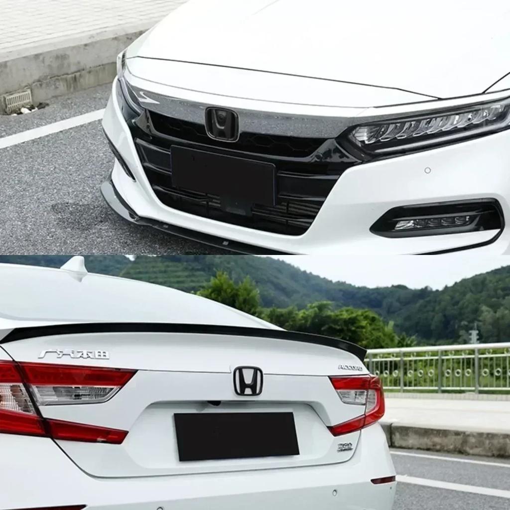 AAADF1 ABS Cars Logo Front Grille Rear Trunk Emblem for Honda Accord Civic Type-R CRV HRV FIT Jazz Steering Wheel Stickers Accessories