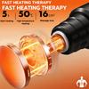 Professional Level Muscle Massage Gun Relaxation Intelligent Exercise Fitness Massager Cold And Hot Compress Fascia Gun 6 Heads